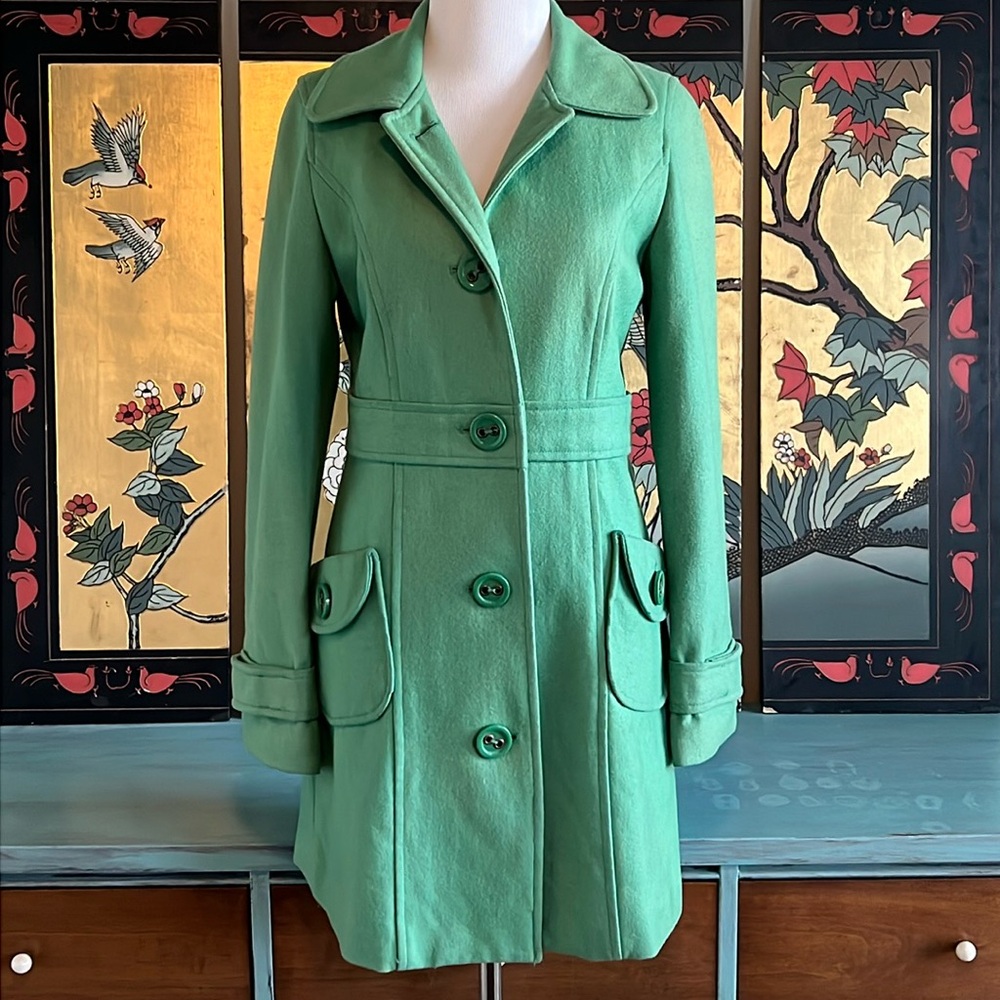 Green Tulle Coat